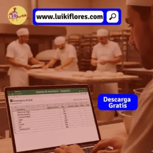 inventario inicial de una panaderia en excel