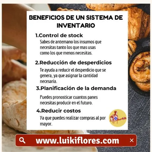 beneficios del sistema de inventario de una panaderia