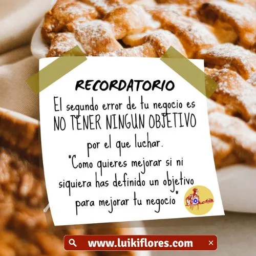 frase de gestion de panaderias